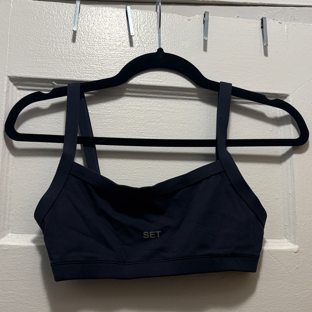 SET Active Navy Sports Bra